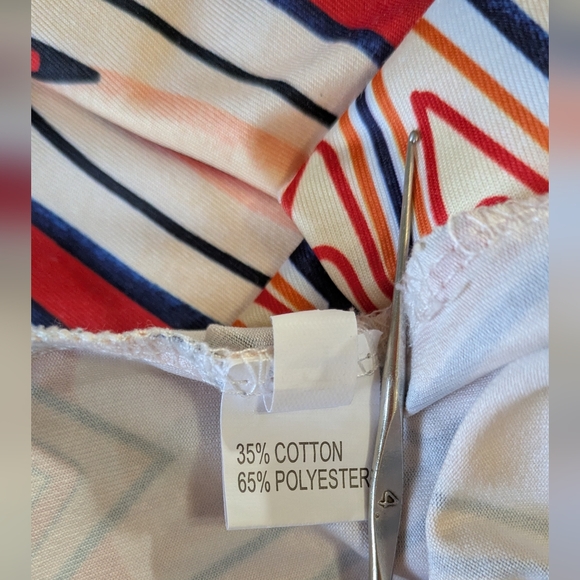 Seventies Style Dress.  Size L. - Picture 8 of 8